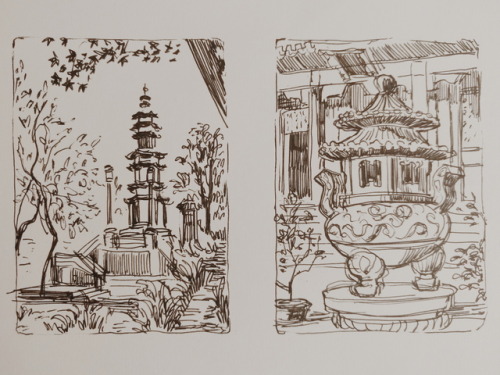 chinese gardens, from books