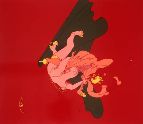 Inka EssenhighShow Girls ,2000Screenprint with acrylic varnish on paper