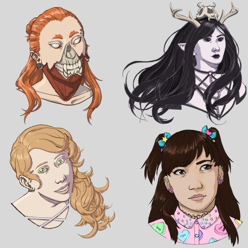 Oh My God I Finally Finished Redrawing All My Oc Heads