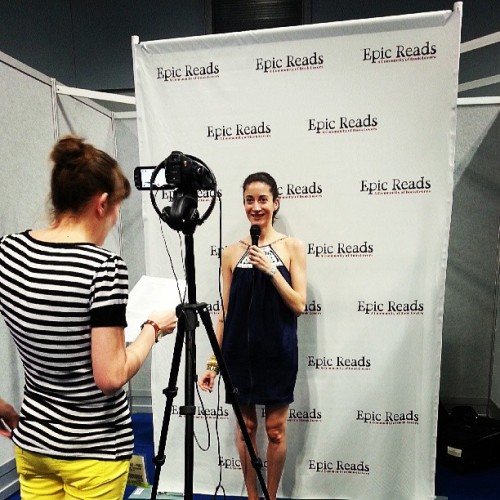 epicreads: Photos from our interview session at Book Expo America!We spot Sooz!