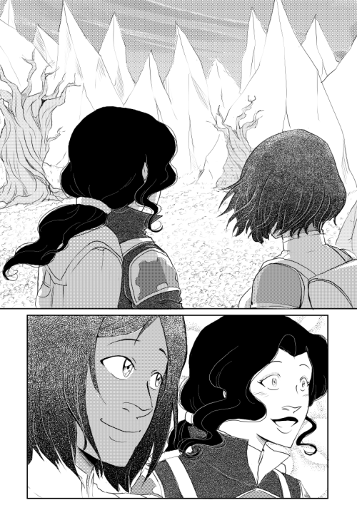 Porn Pics triaelf9:  I did a Korrasami mini comic ahhh