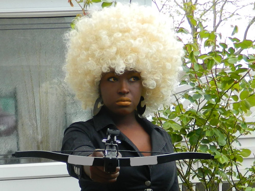 cosplayingwhileblack: cybilla-fraulein: Cybilla Frӓulein tries an Atsuko Jackson cosplay. Series: