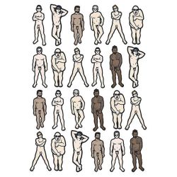 trevorwayne:  “Nudes”, a collage of my