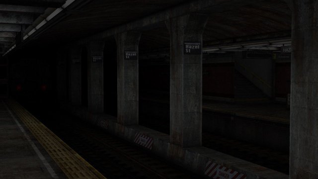 horror-n-m3tal:Silent Hill 3: Hazel Street Station. 2003.