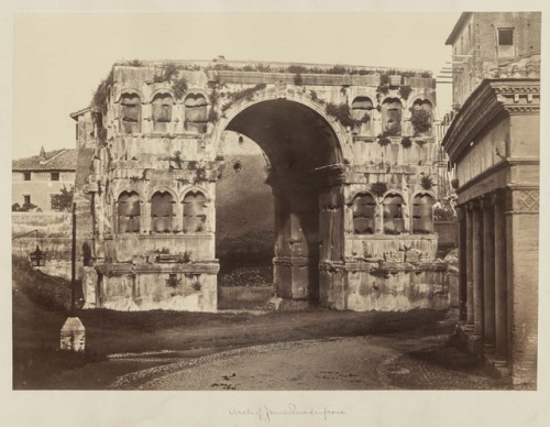 Arch of Janus Quadrifrons by Robert MacPhersonScottish, 19th centuryalbumen printMuseum of Fine Arts