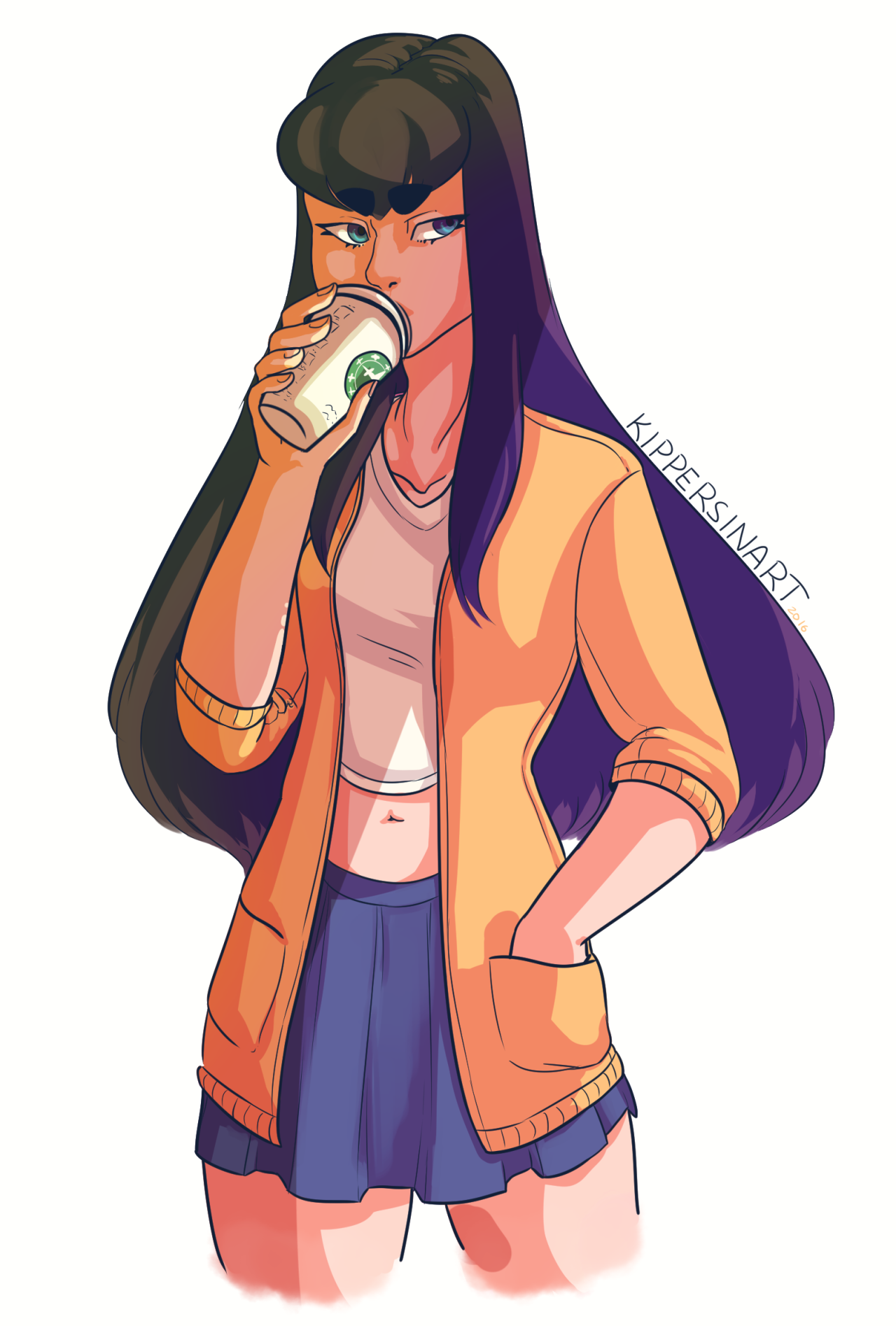 kippersinart:tried using an art program i havent touched since i bought it, so heres