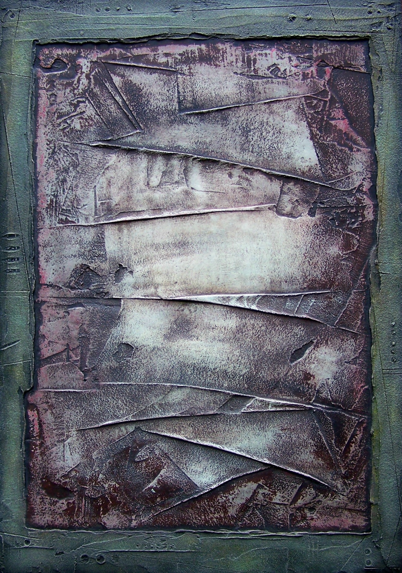 “Material #1 (Archaic)”, mixed media on board, 49 x 69 x 4.5 cm by Cezary Gapik
www.saatchiart.com/cezarygapik