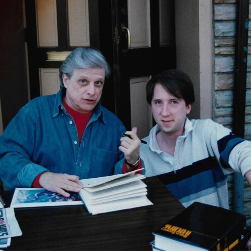 A Throwback Thursday with Harlan Ellison at Aftertime Comics - April 9, 1995 #HarlanEllison #ABoyAnd