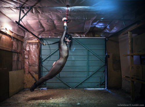 toiletslave13:  A few more pics from my suspension in Daddy’s dungeon. I can’t wait to post the video of how hard Daddy punished me and used me.. (more) (my wishlist)