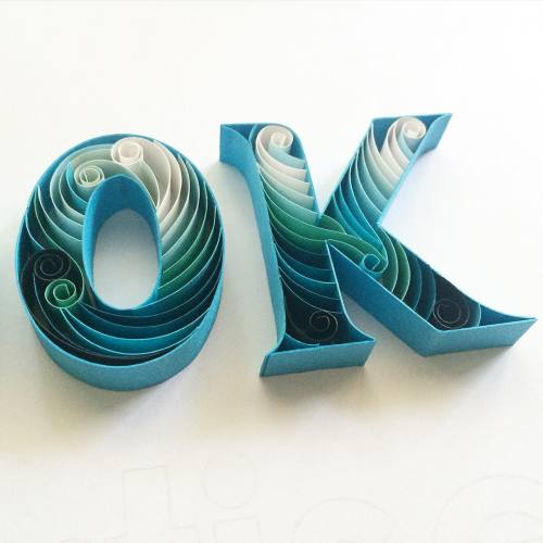 betype: Paper Art - Typography by @sabeenu Follow us on Instagram: @betype