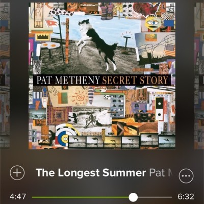 taking me there on this evening commute home. #patmetheny #goodmusic #muse #realtalk #spotify