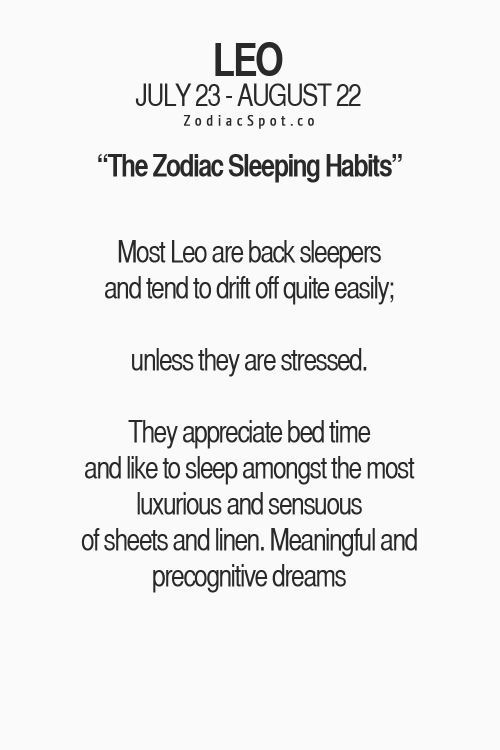 XXX zodiacspot:  See your signs sleeping habits photo