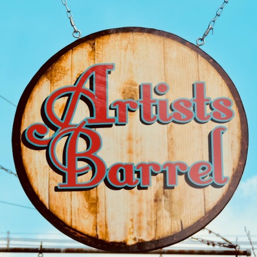 Artists Barrel, Sign, Bardstown, Kentucky, 2014.Not sure if this was an arts supply store or a shop 