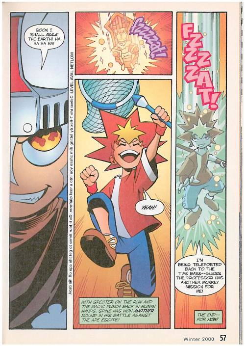 these ape escape comics are totally rad i want more