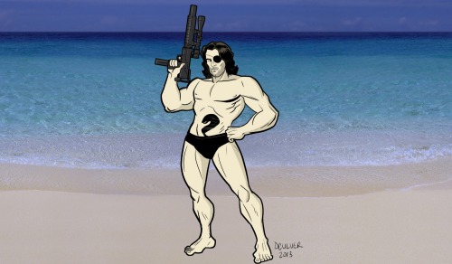 Snake Plissken
The Sci-Fi Swimsuit Calendar
From Moviefone & Dennis Culver