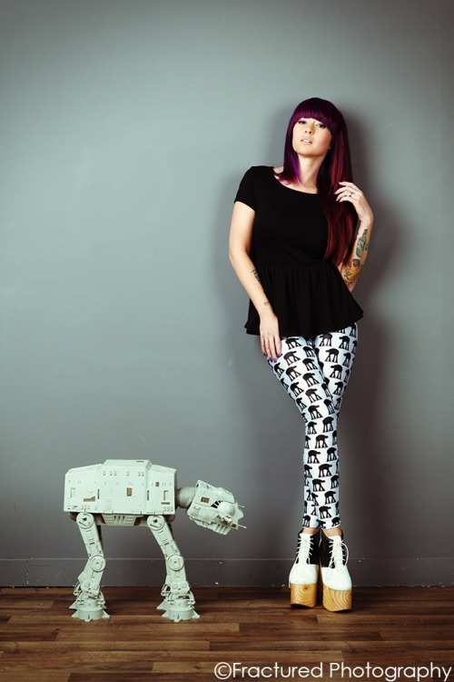 May the 4th be with you!!! Happy Star Wars day! I’m celebrating by wearing my AT-AT leggings b