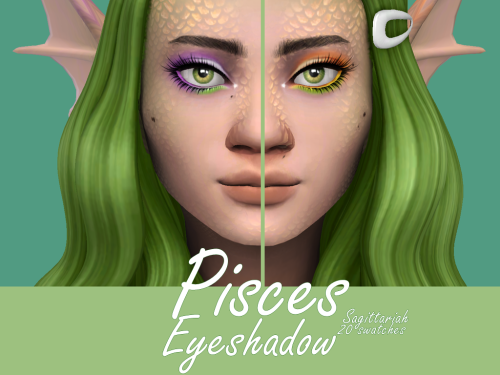Pisces Set (Eyeshadow, Lipstick, Birthmarks)base game compatible20, 10, 1 swatchproperly taggedenabl