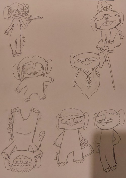 Sonic Speed Monkey AU Doodles!