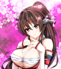 h-aka-ecchi:  afsen90:  【艦隊これくしょん】黒髪も美しい艦娘、大和さんのエロ画像 Reblogged from HENTAI ANIME萌