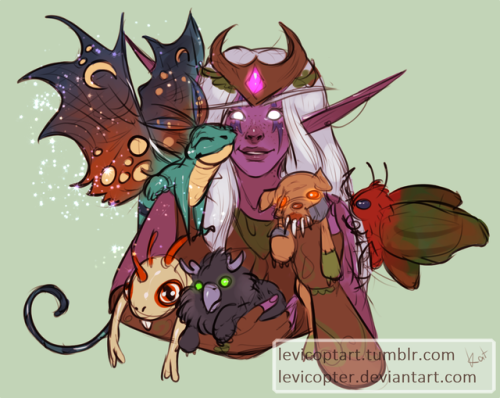 levicoptart: Lethee is the mother of a lot of motherless creatures (and some orphan children). She has too much love to give