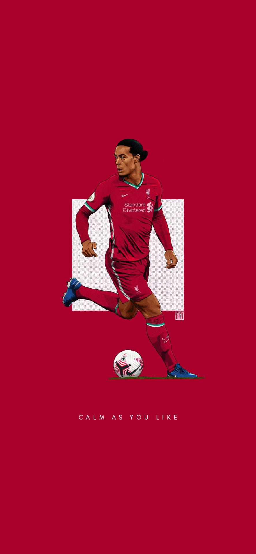 Liverpool FC Fanpage — Virgil Van Dijk wallpaper to celebrate 3 years of...