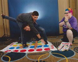 winjennster:  In which I give you the high res scan and the story.  Friday afternoon, I was talking to Chris the photographer and told him what I wanted to do. I asked if he thought Jensen would go for it - wasn’t really worried about Misha. Chris said