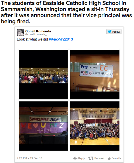 buzzfeed:High Schoolers Staged A Massive Sit-In After Their Vice Principal Was Ousted Over Same-Sex 