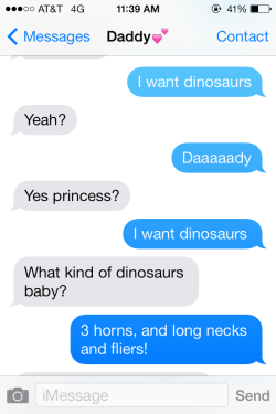 raisingariz0na:  She wants dinosaurs. Like,