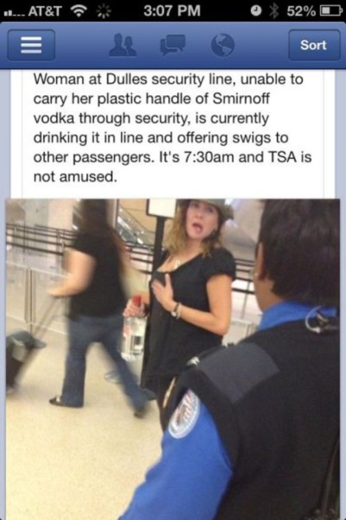lmao  Atta girl.  You show those mean security people.  <3
