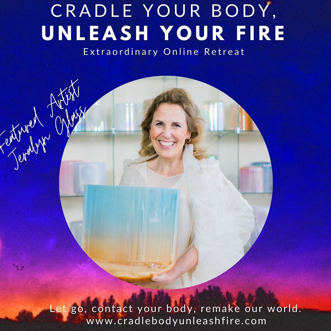 @crystalcadencela Jeralyn Glass is just one of the amazing space holders - supporting you, TODAY - in my online embodiment retreat . Sink into your BODY and be guided by your felt sense. Jeralyn’s guided journey with crystal singing bowls is...