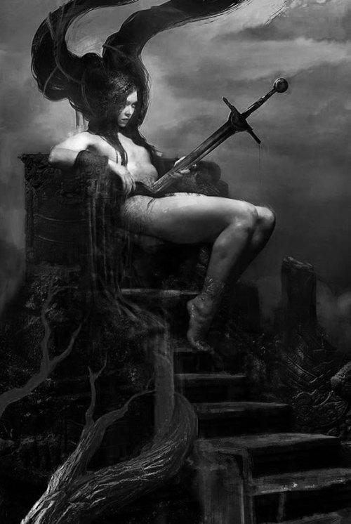 killedtheinnocentpeople: The Impaled Queen by Bastien Lecouffe Deharme.