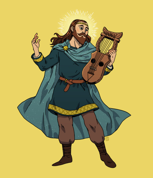 Bragi, Norse god of music and poetry.