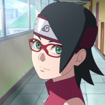 sunflower-uzumaki:   A concept: Sarada with her mother’s eyes.