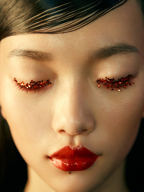 sickymag:RED for sickymag.comPhotography Lane LangModel Junli Zhao at China BentleyHair &a