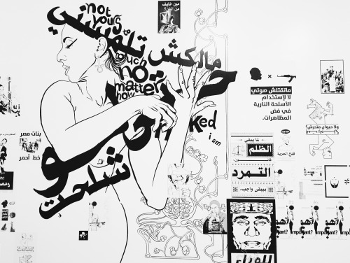 An organizing force behind the explosion of political street art in Egypt during and after the 2011 