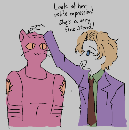 Was thinking about how Kira’s Stand is called Killer ‘Queen.’ I think it’s also implied he named it 