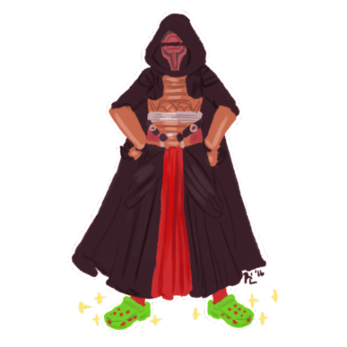 renaissanciing:only those most powerful in the Force can wear Crocs™ @aknightowl