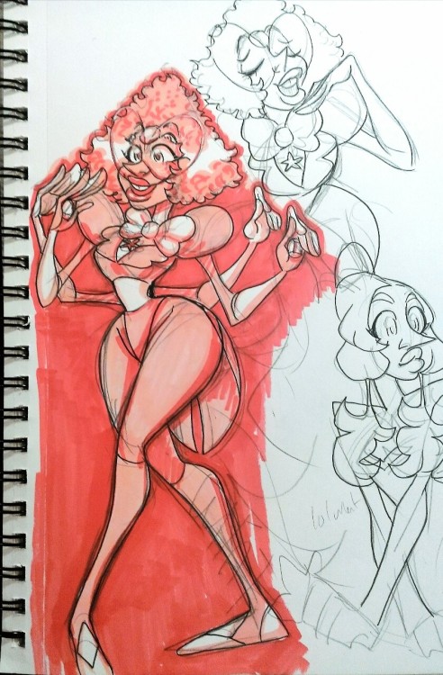 I wanted to redraw Sardonyx since the picture I did before was only based off of the preview.
