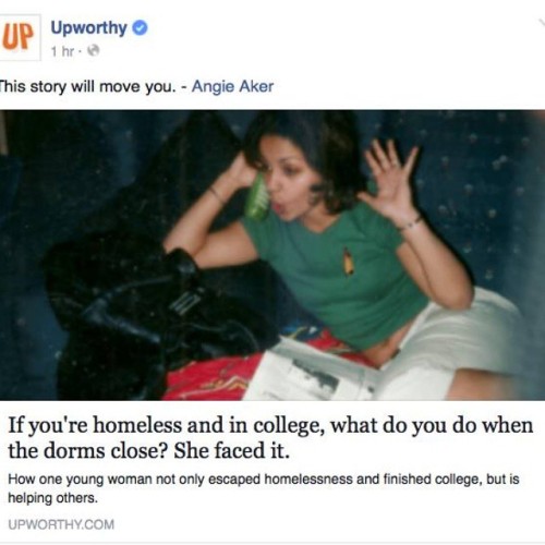 homelesstohoward:www.upworthy.com/if-youre-homeless-and-in-college-what-do-you-do-when-the-do