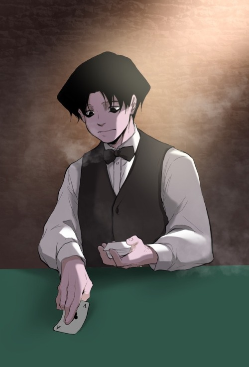 drawverylittle:[Mafia!AU]Context: Mafia clan leader Sangwoo frequents gambling establishments where 