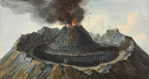 Peter Fabris, Campi Phlegraei, Interior view and specimens of curious stones found on Mount Vesuvius