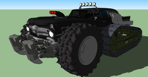 doof-warrior-vox:  Mad Max style car for pyroginas character; Drizzt