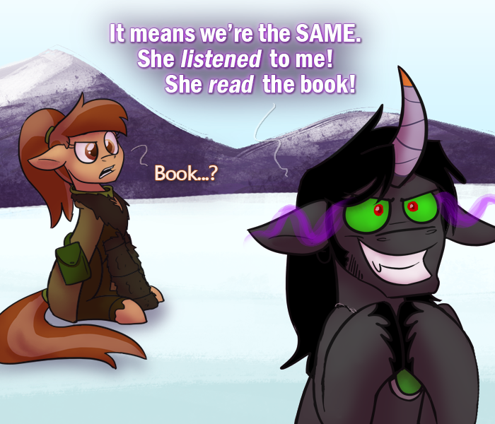 ask-king-sombra:  What are you talking about, Coffee Talk? You mean those memories