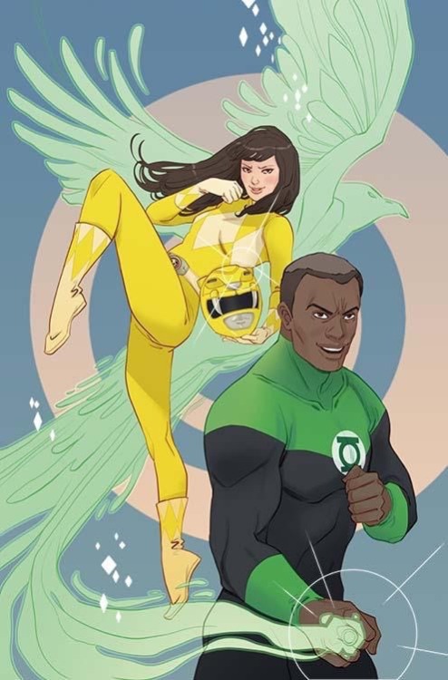 longlivethebat-universe:  Justice League/Power Rangers crossover variant covers