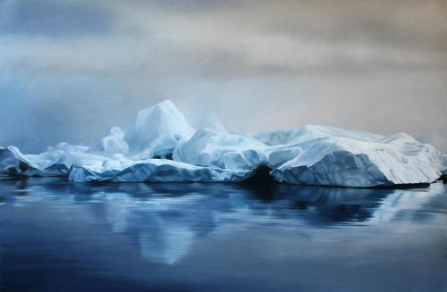 “Greenland“, soft pastel on paper by Zaria Forman