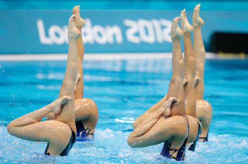Athlete: VariousTeam: JapanSport: Synchronised Swimming - TeamCompetition: 2012 Olympic GamesOpponen