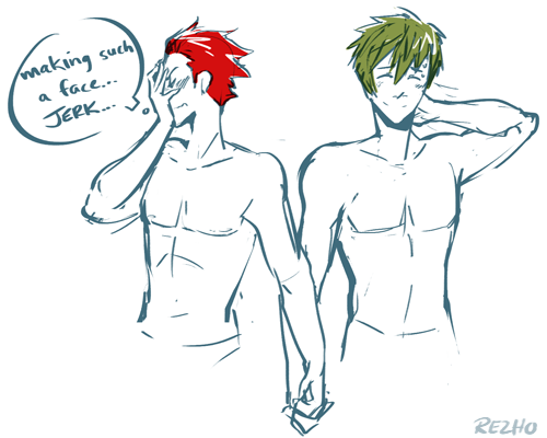 rezh0:  In which these idiots are boyfriends and it’s 3am or whatever 