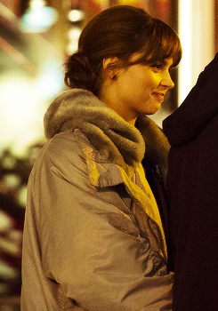  jenna louise coleman filming doctor who 