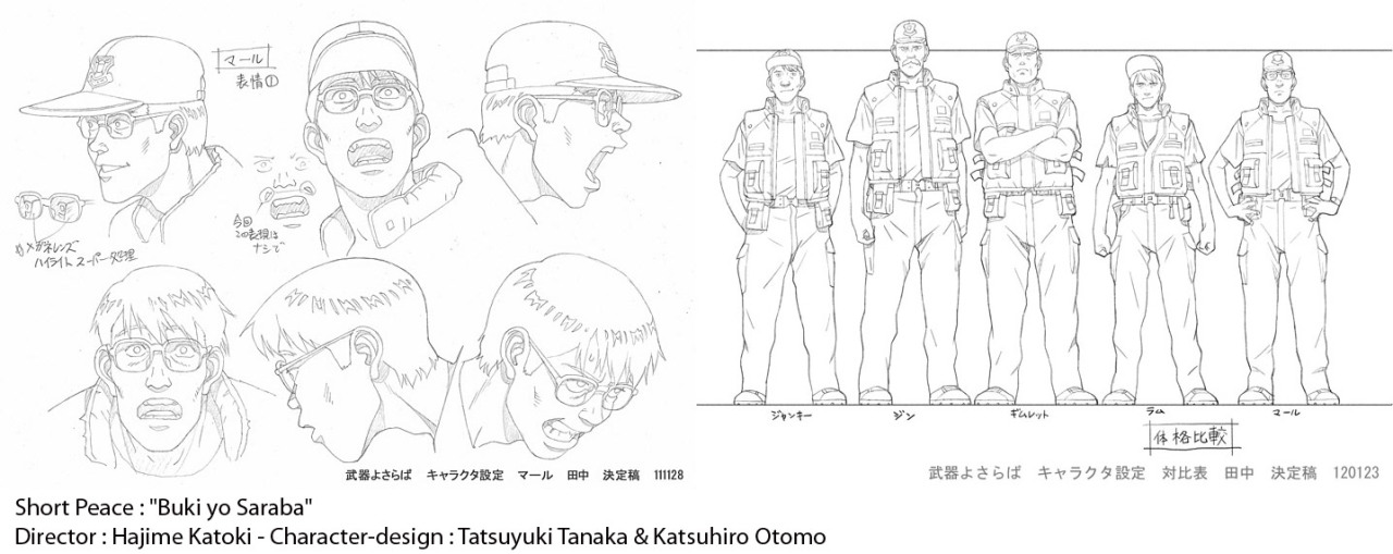 ca-tsuka:  Artworks from Katsuhiro Otomo’s “Short Peace” omnibus film. 