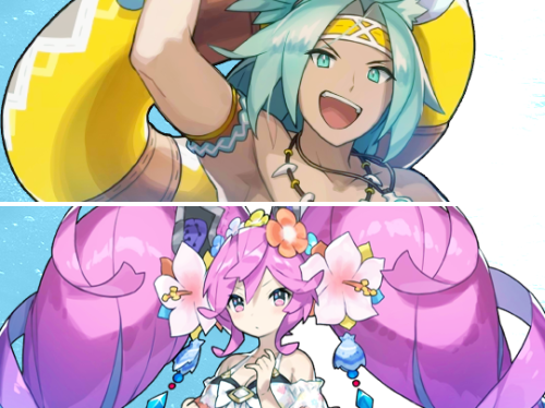 SUMMER DRAGALIA + adventurer swimsuit alts